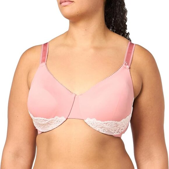 🩷🩷Olga Luxury Lift Underwire Bra 40C NWT Pink - Picture 1 of 7